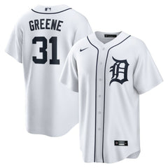 Riley Greene Detroit Tigers Nike Replica Player Jersey - White - Nike Sale