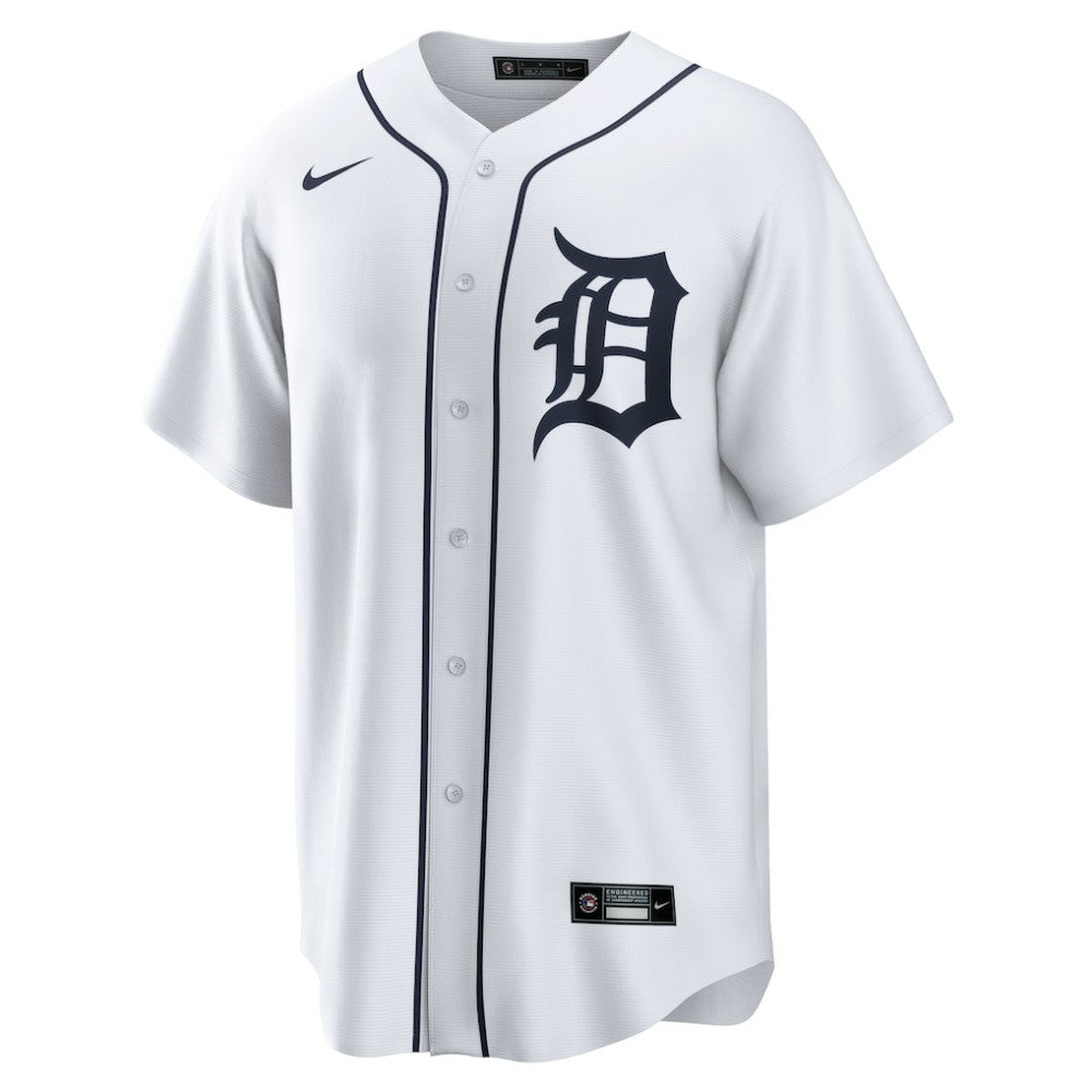 Riley Greene Detroit Tigers Nike Replica Player Jersey - White - Nike Sale