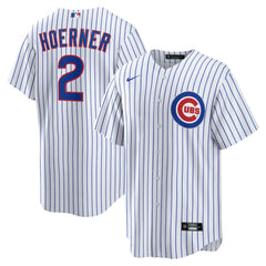 Nico Hoerner Chicago Cubs Nike Replica Player Jersey - White - Nike on Sale