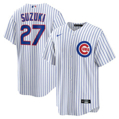Seiya Suzuki Chicago Cubs Nike Home Replica Jersey - White - Nike Lifestyle