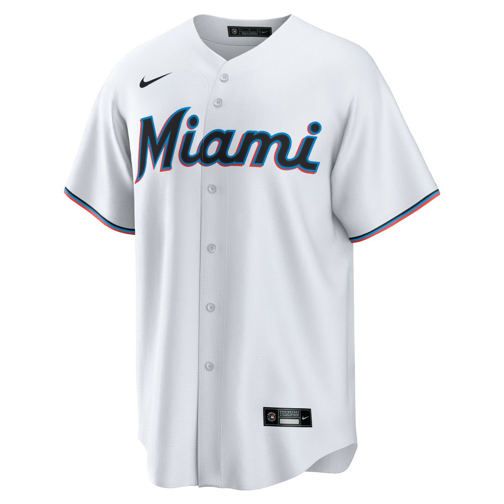 Sandy Alcantara Miami Marlins Nike Replica Player Jersey - White - Nike Discount
