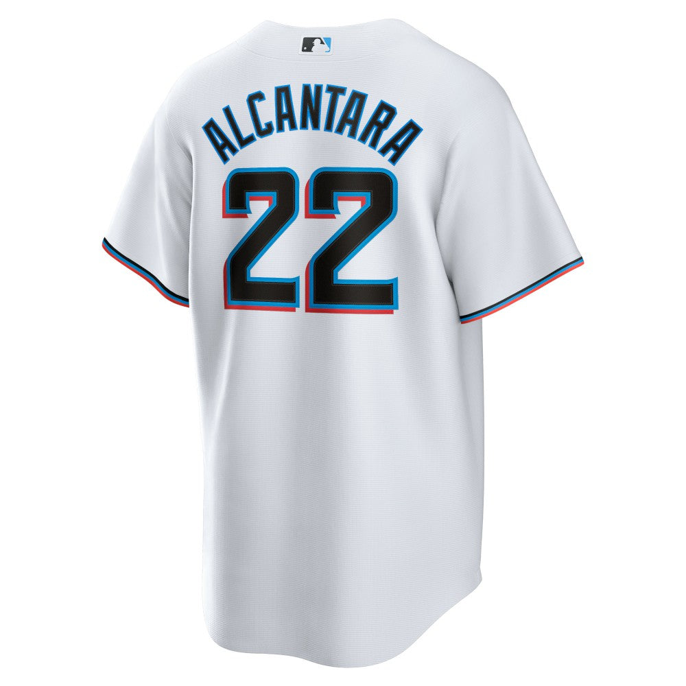 Sandy Alcantara Miami Marlins Nike Replica Player Jersey - White - Nike Discount