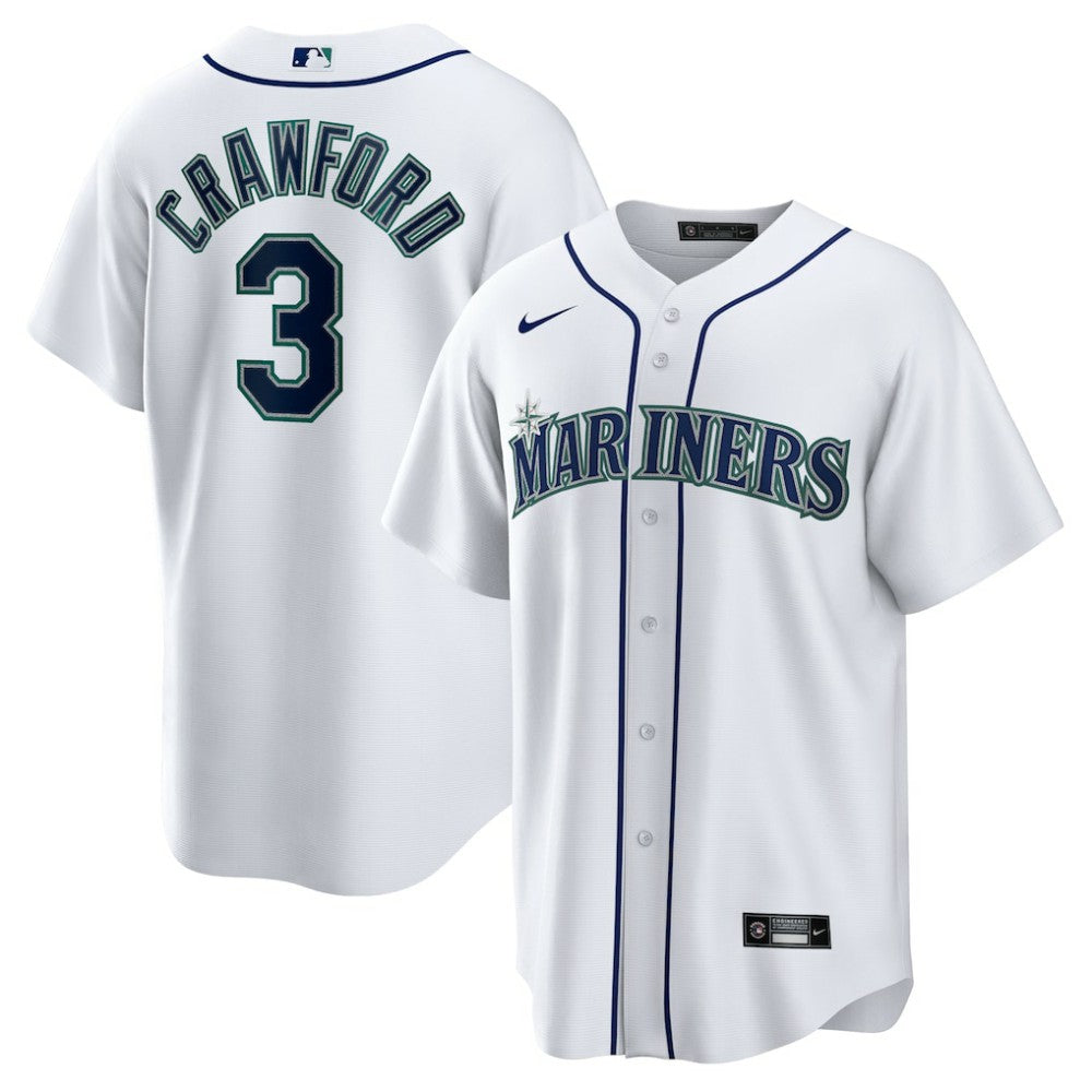 JP Crawford Seattle Mariners Nike Home Replica Jersey - White - Nike on Sale