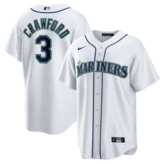JP Crawford Seattle Mariners Nike Home Replica Jersey - White - Nike on Sale