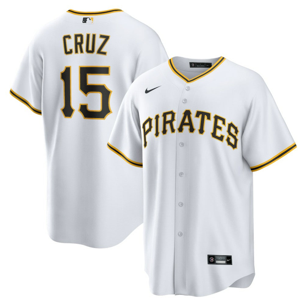 Oneil Cruz Pittsburgh Pirates Nike Home Replica Jersey - White - Nike on Sale