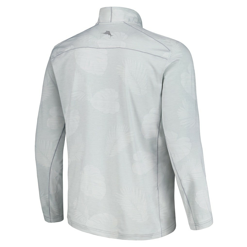 Cincinnati Bengals Delray Frond IslandZone Half-Zip Sweatshirt Gray