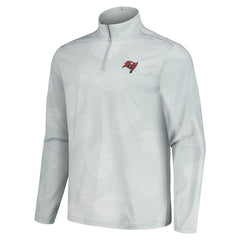 Tampa Bay Buccaneers Delray Frond IslandZone Half-Zip Sweatshirt Gray