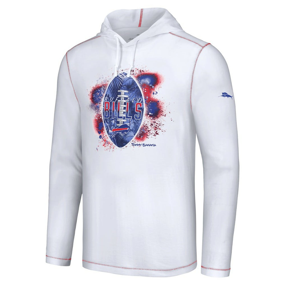 Buffalo Bills Graffiti Touchdown Pullover Hoodie White