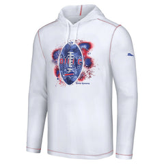 Buffalo Bills Graffiti Touchdown Pullover Hoodie White