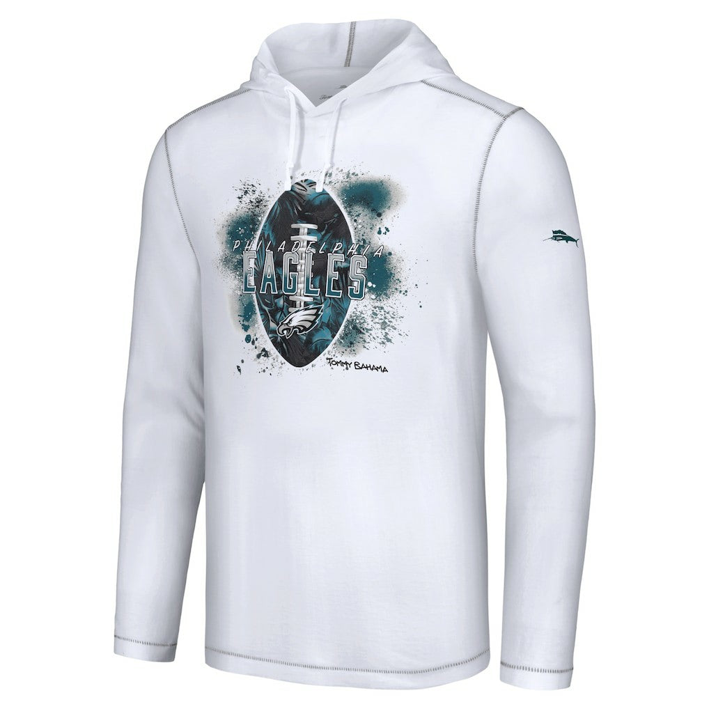 Philadelphia Eagles Graffiti Touchdown Pullover Hoodie White