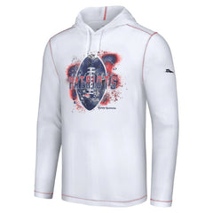 New England Patriots Graffiti Touchdown Pullover Hoodie White