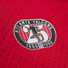 Mitchell & Ness Deion Sanders Atlanta Falcons Retired Player Name & Number Mesh Top Red