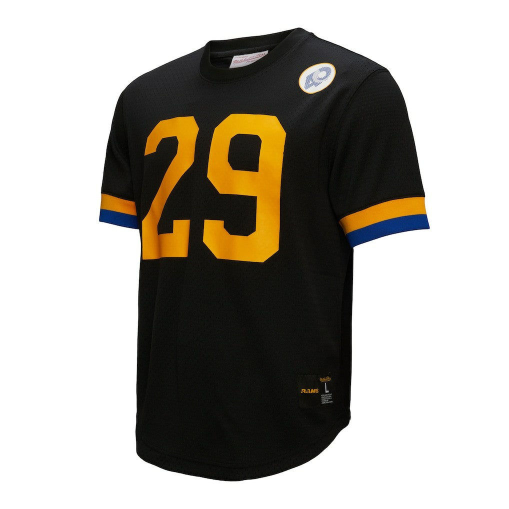 Mitchell & Ness Eric Dickerson Los Angeles Rams Retired Player Name & Number Mesh Top Black