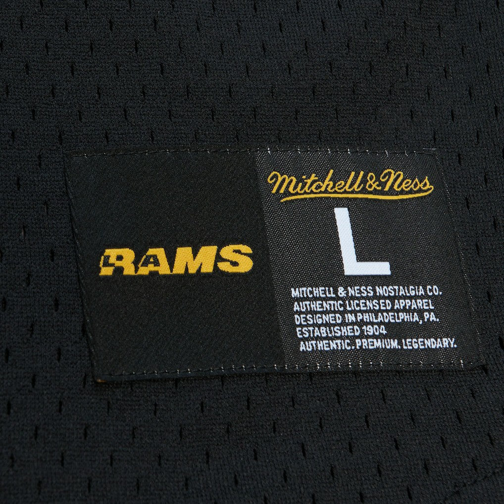 Mitchell & Ness Eric Dickerson Los Angeles Rams Retired Player Name & Number Mesh Top Black