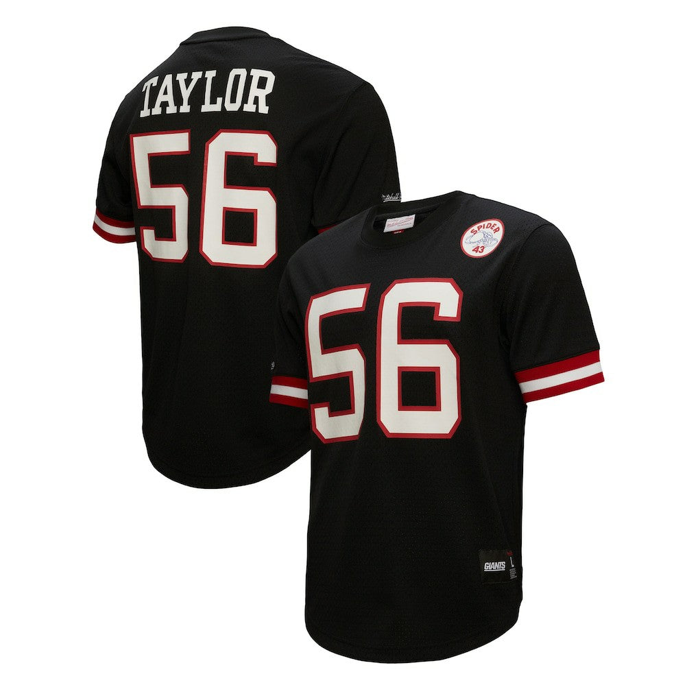 Mitchell & Ness Lawrence Taylor New York Giants Retired Player Name & Number Mesh Top Black
