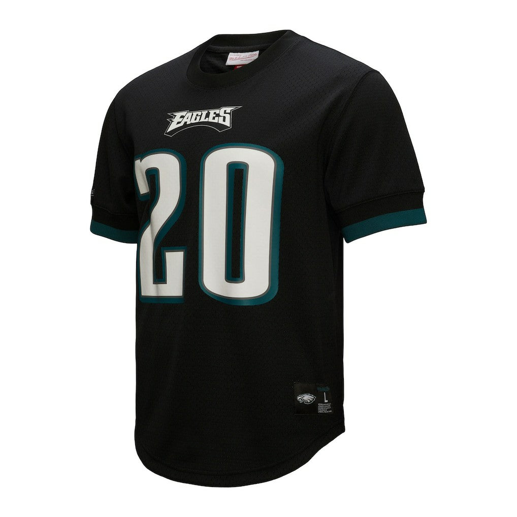 Mitchell & Ness Brian Dawkins Philadelphia Eagles Retired Player Name & Number Mesh Top Black