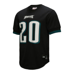 Mitchell & Ness Brian Dawkins Philadelphia Eagles Retired Player Name & Number Mesh Top Black