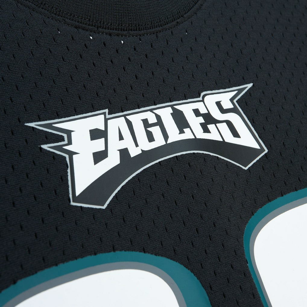 Mitchell & Ness Brian Dawkins Philadelphia Eagles Retired Player Name & Number Mesh Top Black