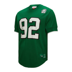 Mitchell & Ness Reggie White Philadelphia Eagles Retired Player Name & Number Mesh Top Kelly Green