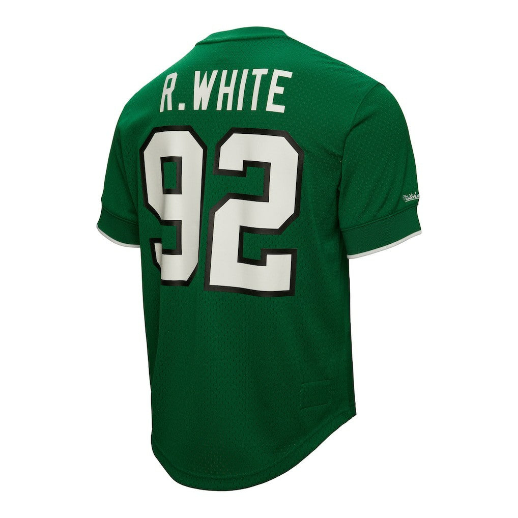 Mitchell & Ness Reggie White Philadelphia Eagles Retired Player Name & Number Mesh Top Kelly Green