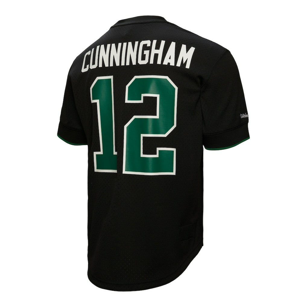 Mitchell & Ness Randall Cunningham Philadelphia Eagles Retired Player Name & Number Mesh Top Black