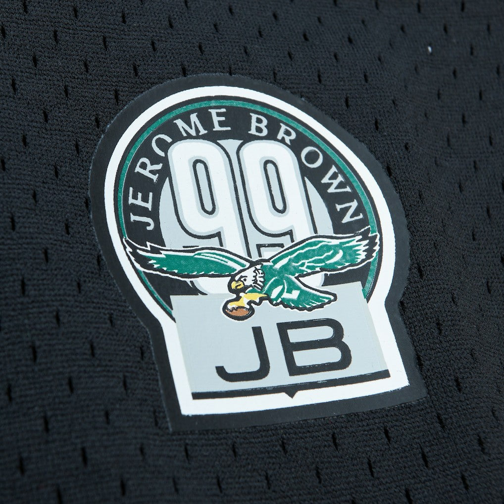 Mitchell & Ness Randall Cunningham Philadelphia Eagles Retired Player Name & Number Mesh Top Black
