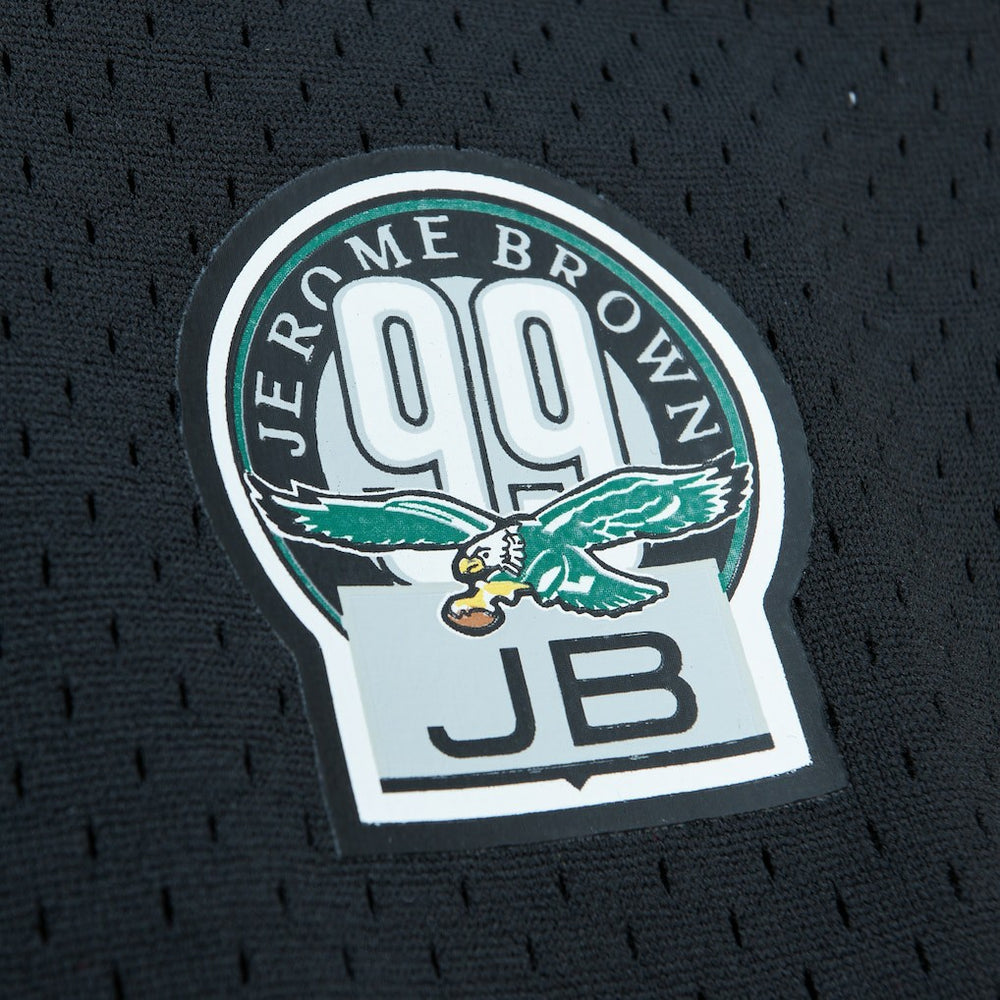 Mitchell & Ness Randall Cunningham Philadelphia Eagles Retired Player Name & Number Mesh Top Black