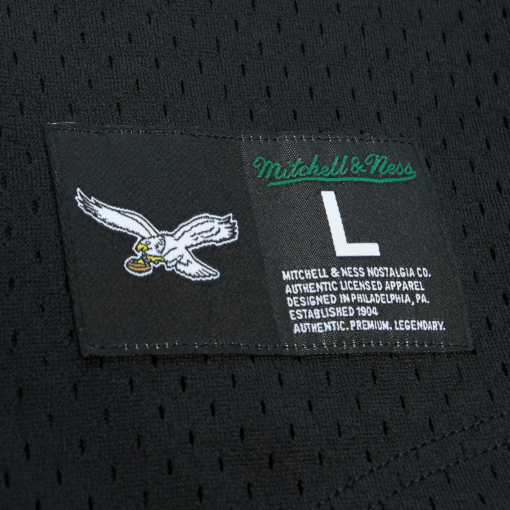 Mitchell & Ness Reggie White Philadelphia Eagles Retired Player Name & Number Mesh Top Black