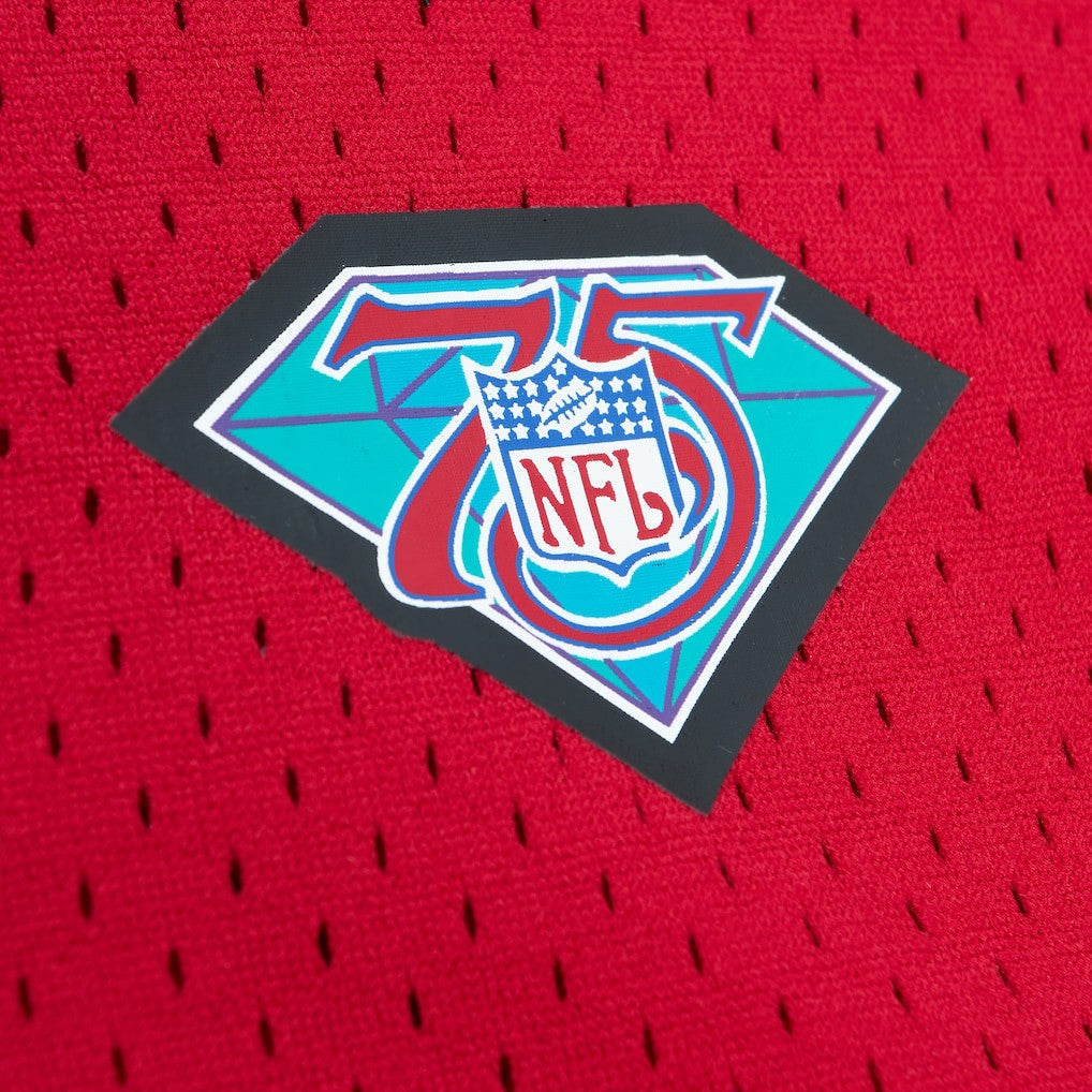 Mitchell & Ness Jerry Rice San Francisco 49ers Retired Player Name & Number Mesh Top Scarlet