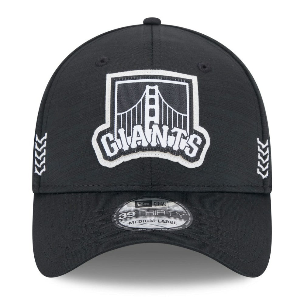 San Francisco Giants New Era 2024 Clubhouse 39THIRTY Flex Hat - Black - New Era Lifestyle