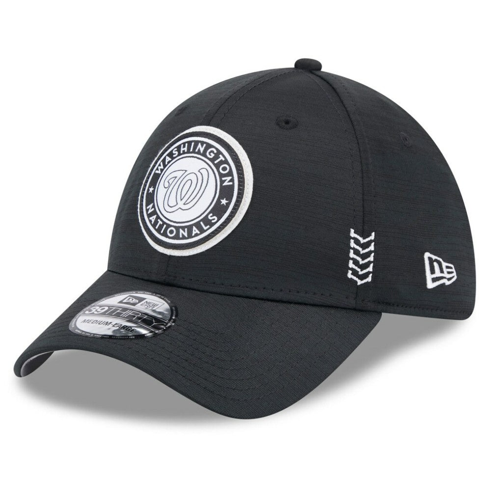 Washington Nationals New Era 2024 Clubhouse 39THIRTY Flex Hat - Black - New Era Online