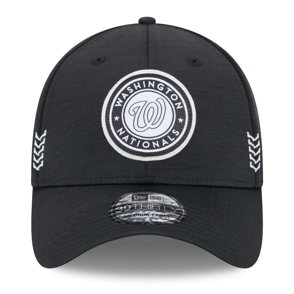 Washington Nationals New Era 2024 Clubhouse 39THIRTY Flex Hat - Black - New Era Online