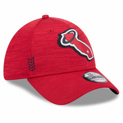 Los Angeles Angels New Era 2024 Clubhouse 39THIRTY Flex Hat - Red - New Era on Sale