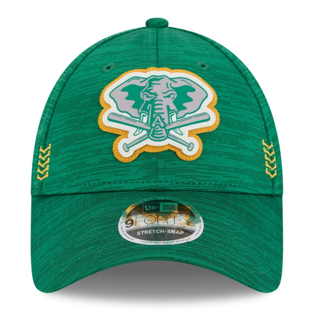Athletics New Era 2024 Clubhouse 9FORTY Adjustable Hat - Green - New Era Online