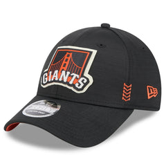 San Francisco Giants New Era 2024 Clubhouse 9FORTY Adjustable Hat - Black - New Era Lifestyle