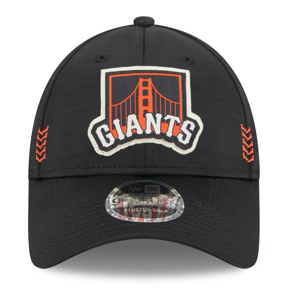 San Francisco Giants New Era 2024 Clubhouse 9FORTY Adjustable Hat - Black - New Era Lifestyle