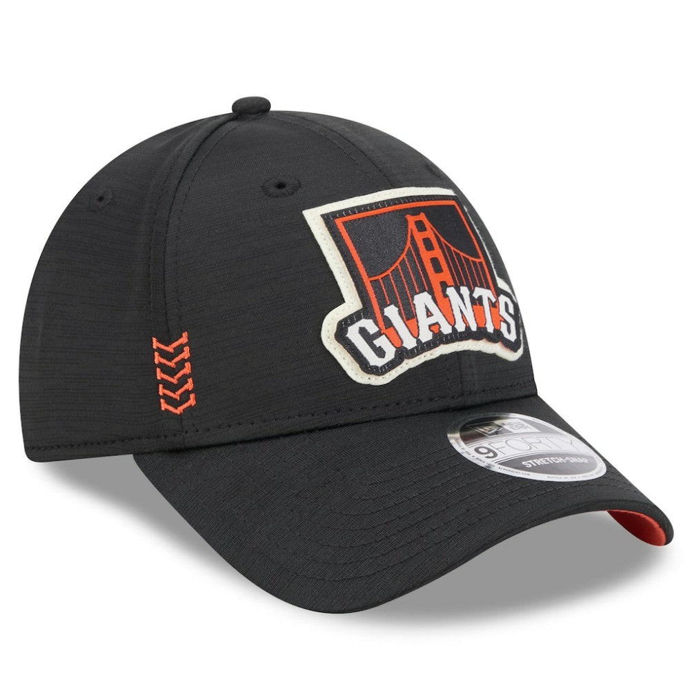 San Francisco Giants New Era 2024 Clubhouse 9FORTY Adjustable Hat - Black - New Era Lifestyle