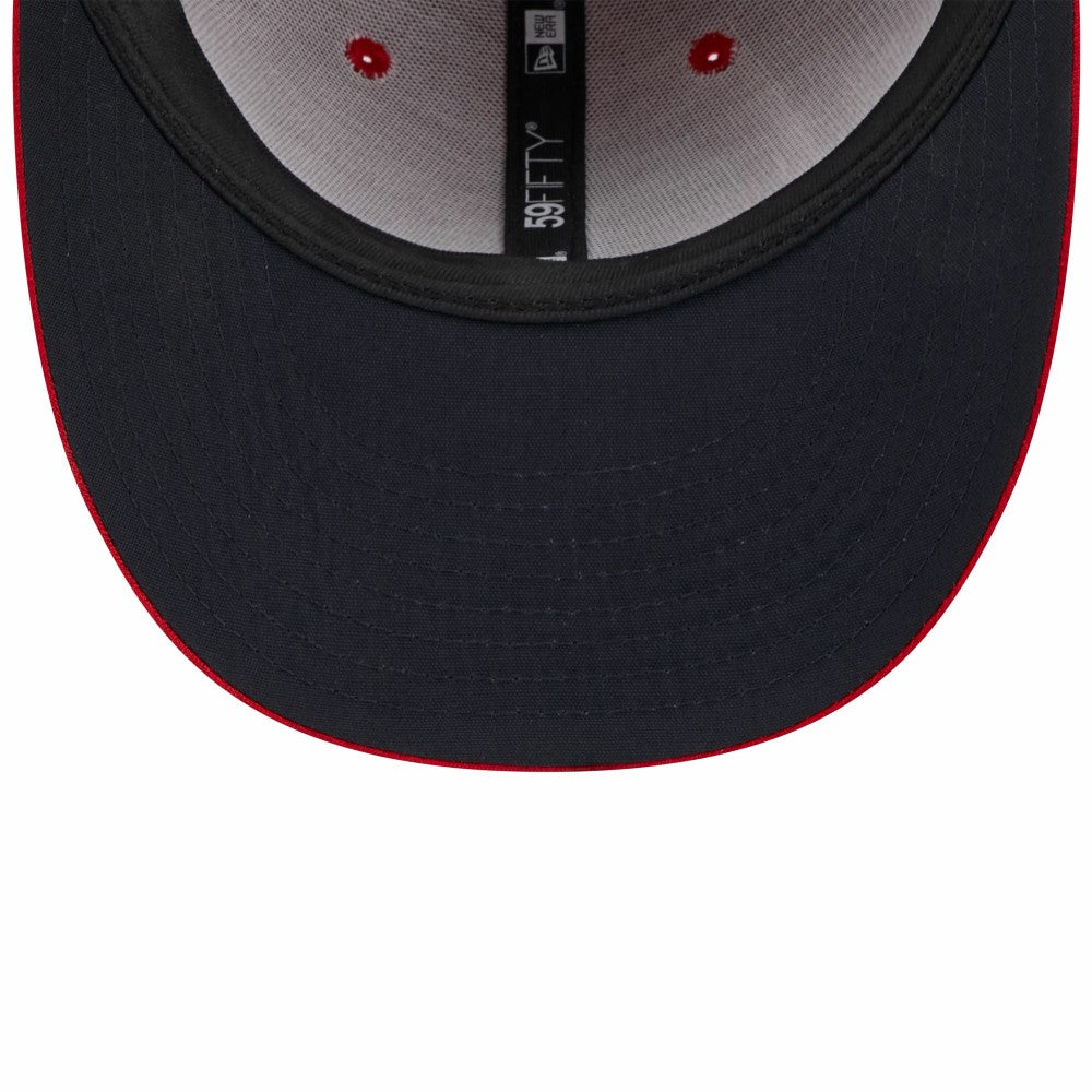 Los Angeles Angels New Era 2024 Clubhouse Low Profile 59FIFTY Fitted Hat - Red - New Era Lifestyle