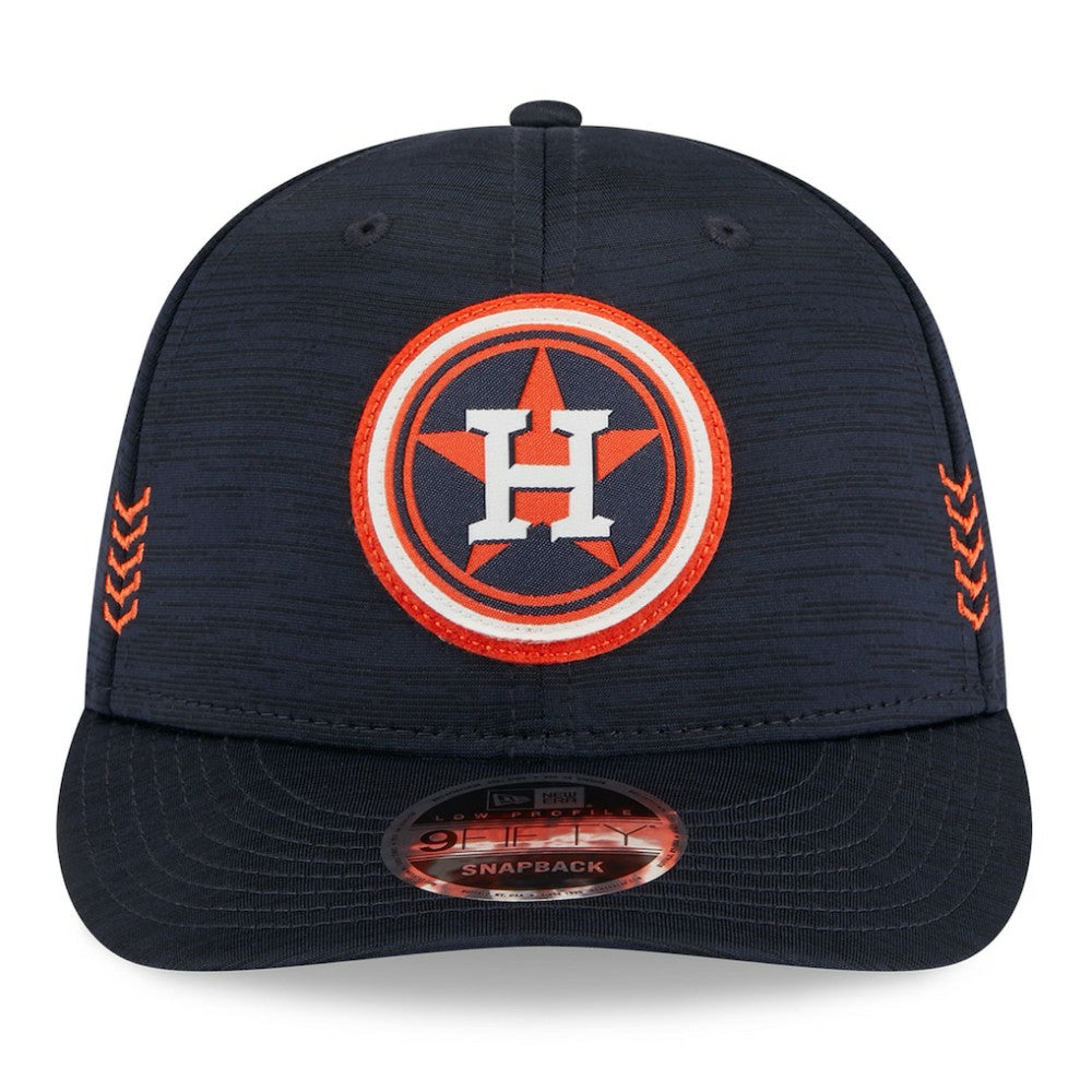 Houston Astros New Era 2024 Clubhouse Low Profile 9FIFTY Snapback Hat - Navy - New Era Online