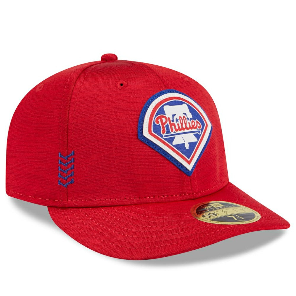 Philadelphia Phillies New Era 2024 Clubhouse Low Profile 59FIFTY Fitted Hat - Red - New Era Sale