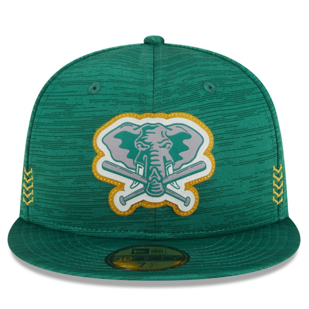 Athletics New Era 2024 Clubhouse 59FIFTY Fitted Hat - Green - New Era Lifestyle