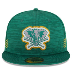 Athletics New Era 2024 Clubhouse 59FIFTY Fitted Hat - Green - New Era Lifestyle