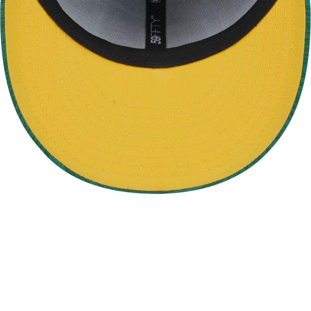 Athletics New Era 2024 Clubhouse 59FIFTY Fitted Hat - Green - New Era Lifestyle