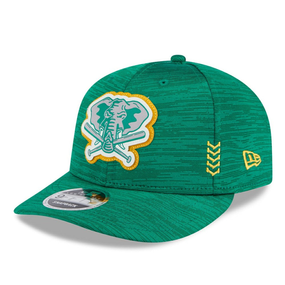 Athletics New Era 2024 Clubhouse Low Profile 9FIFTY Snapback Hat - Green - New Era on Sale
