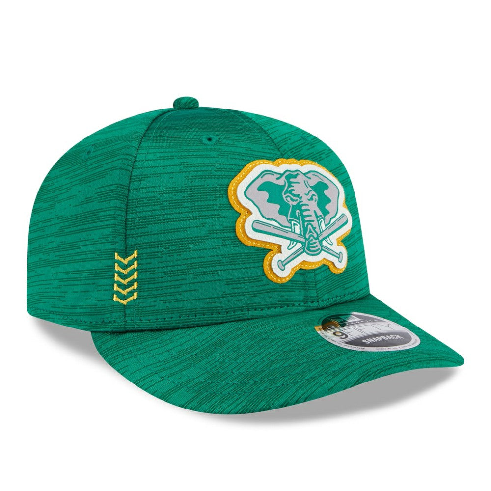 Athletics New Era 2024 Clubhouse Low Profile 9FIFTY Snapback Hat - Green - New Era on Sale