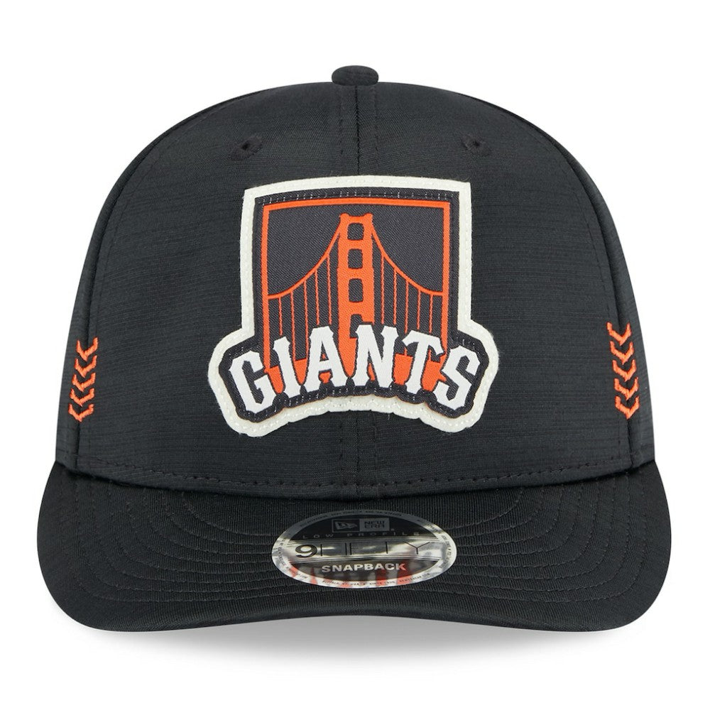 San Francisco Giants New Era 2024 Clubhouse Low Profile 9FIFTY Snapback Hat - Black - New Era Online