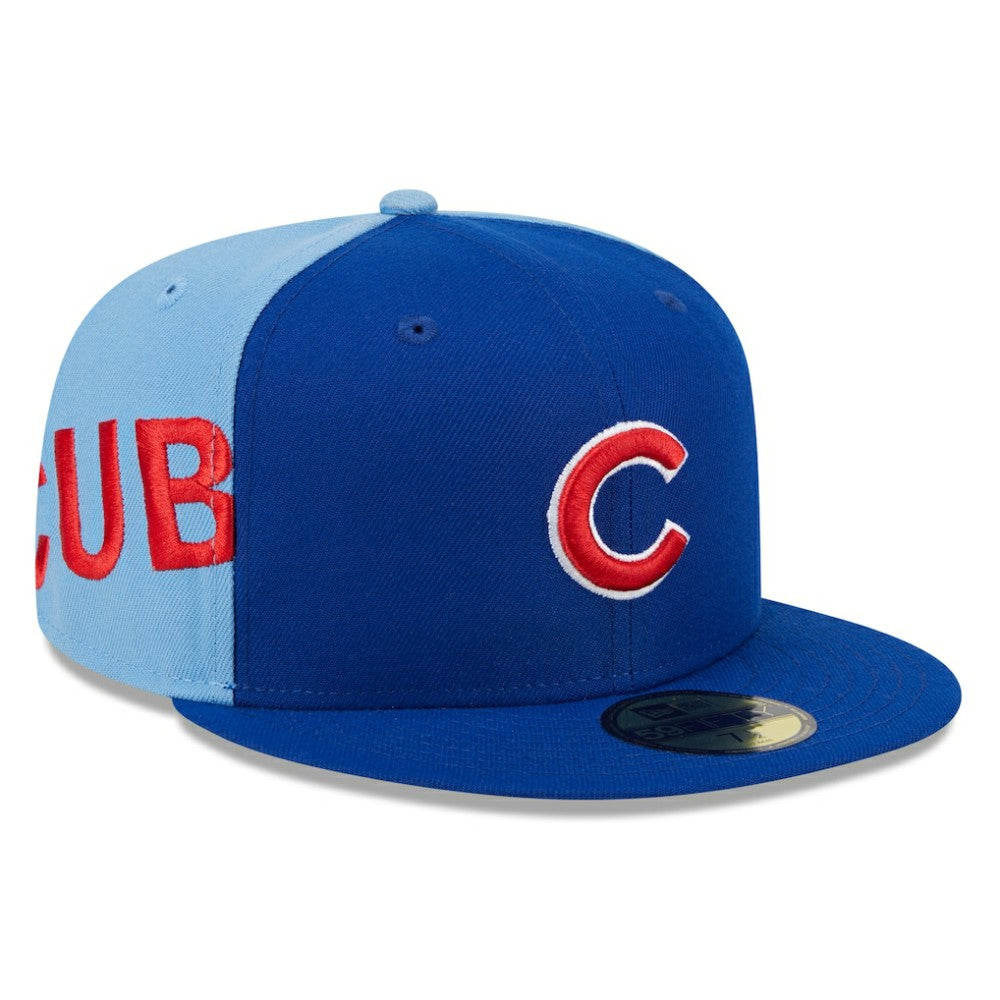 Chicago Cubs New Era Gameday Sideswipe 59FIFTY Fitted Hat - Royal/Light Blue - New Era Lifestyle