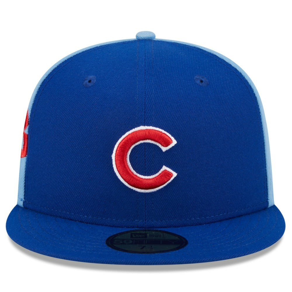 Chicago Cubs New Era Gameday Sideswipe 59FIFTY Fitted Hat - Royal/Light Blue - New Era Lifestyle
