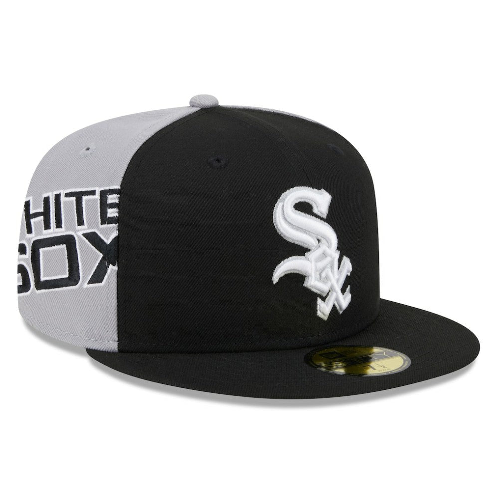 Chicago White Sox New Era Gameday Sideswipe 59FIFTY Fitted Hat - Black/Gray - New Era Lifestyle