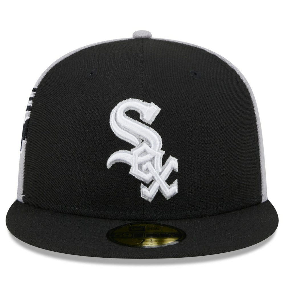 Chicago White Sox New Era Gameday Sideswipe 59FIFTY Fitted Hat - Black/Gray - New Era Lifestyle
